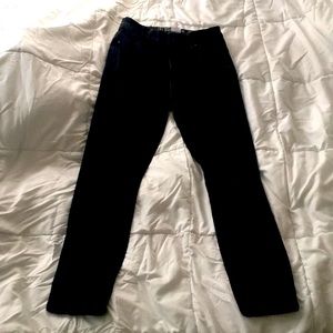 Black, high waisted skinny jeans